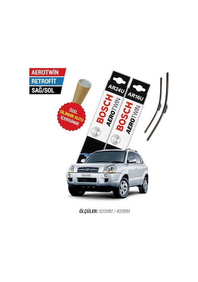 Bosch Aerotwin Hyundai Tucson Silecek Takımı (2005-2010)