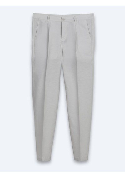 Kip Taş Kumaş Relaxed Fit Casual Pamuk Karışımlı Pantolon