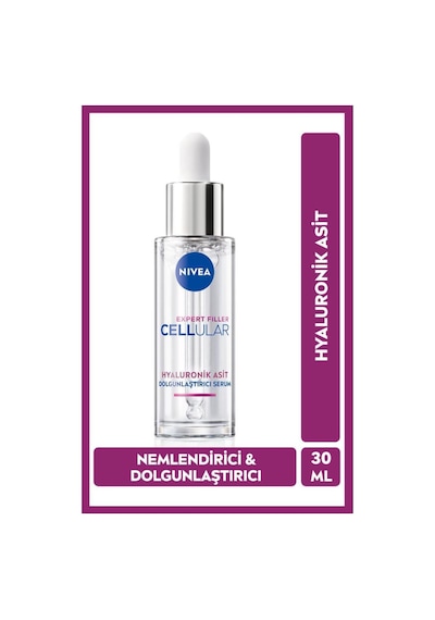 Cellular Expert Filler Dolgunlaştırıcı Serum 30ml, Hyaluronik Asit, Nemlendirici, Kırışıklık Karşıtı