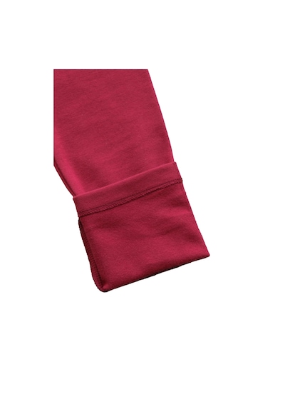Lovetti Bordo Kız Çocuk Kışlık Tam Boy Düz Basıc Tayt Bordo