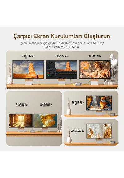 Aohi The Future Adonis Type-c To Type-c 2m Pd 3.1 120gbps 240w 8k Süper Hızlı Şarj/data Kablosu, Sar