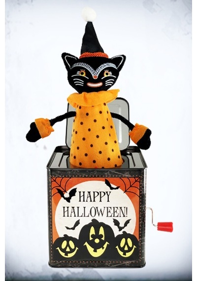 Beysüs Halloween Sihirli Kedi Kurmalı Jack İn The Box Patlayan Kutu Tüm Yaşlar