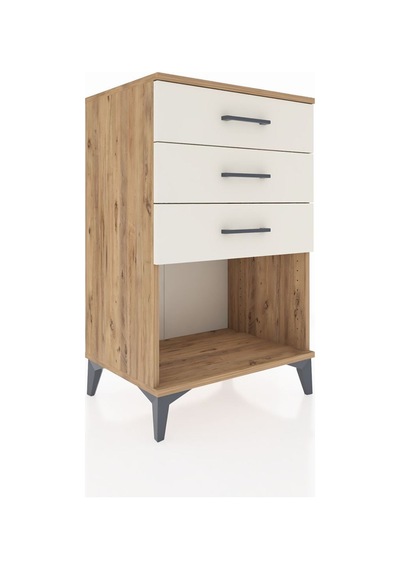 Hyperion Komodin 3 Çekmeceli 60x44x96 Çam-aytaşı Atlas Çam