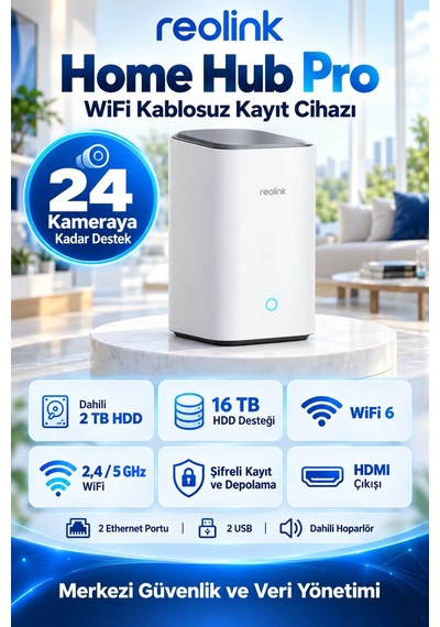 Reolink Home Hub Pro Akıllı Güvenlik Merkezi Ve Nvr Hub
