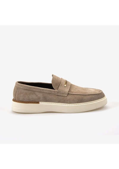 Mocassini Gold Erkek Spor & Sneaker Ayakkabı A7609 Vizon Süet