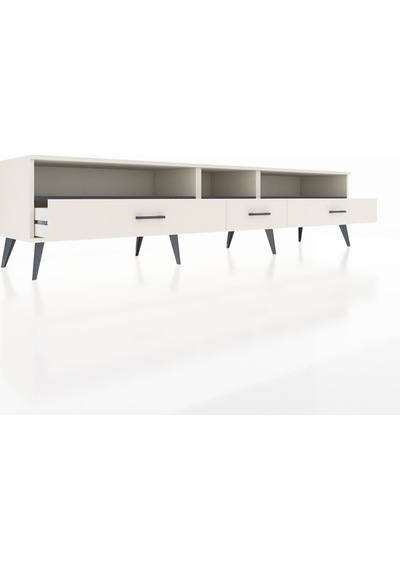 Hyperion Tv Ünitesi 3 Raflı 3 Çekmeceli 220x44x51 Aytaşı-antrasit/aytaşı Antrasıt/aytası - Aytası Hyperion Tv Ünitesi 3 Raflı 3 Çekmeceli 220x44x51 Aytaşı-antrasit/aytaşı Antrasıt/aytası - Aytası
