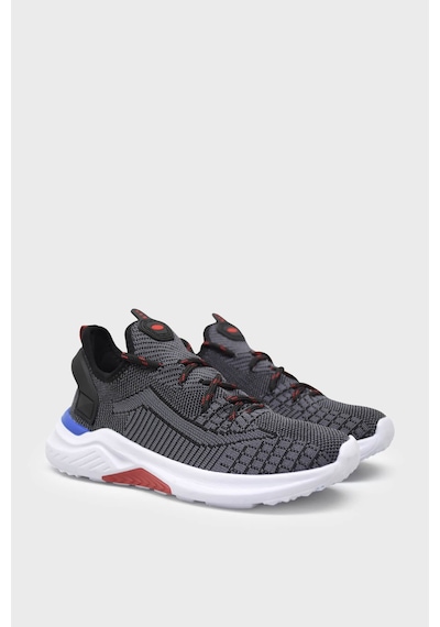 Pepino P-1428 Füme Unısex Çocuk Örgülü Bağlı Sneaker Füme