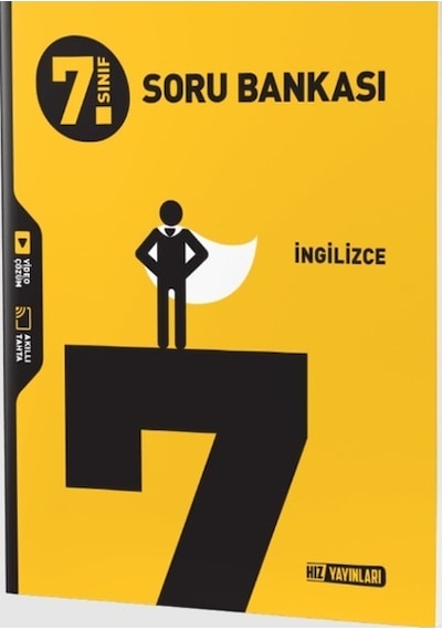 7.Sınıf İngilizce Soru Bankası -  Hız Yayınları