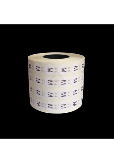M Beden Yapışkanlı Etiket - Sticker 5000 Adet - 257394435