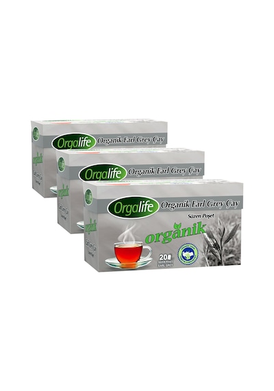 Orgalife Organik Bardak Poşet Earl Grey Çay 3 x 20'li