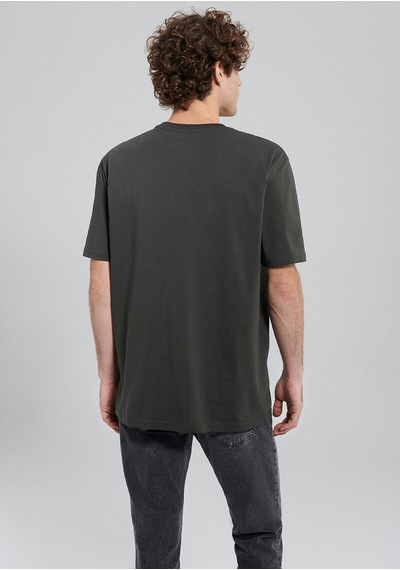 Mavi Jeans Baskılı Gri Tişört Loose Fit / Bol Rahat Kesim 0612008-70090 Gri-70090