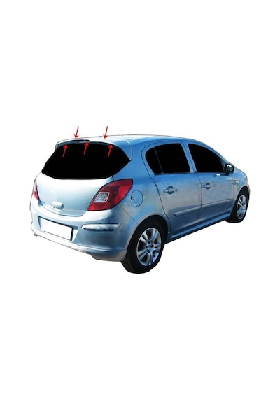 Opel Corsa D Spoiler Camüstü Gt (5 Kapı Md) Fiber 2007 ve Sonrası