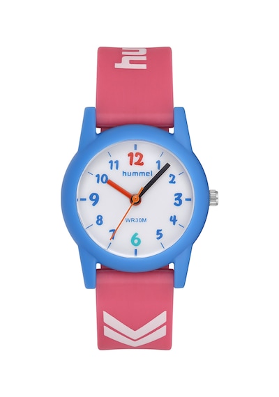 Hummel Kız Çocuk Kol Saati Mavi Pembe Hm-1007ka-8 Beyaz