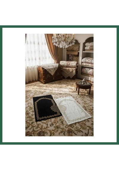 Bezos Kalpli Eşli Çift / Gelin Damat Bohçası Çeyizlik Seccade Eko 2li Bzs01