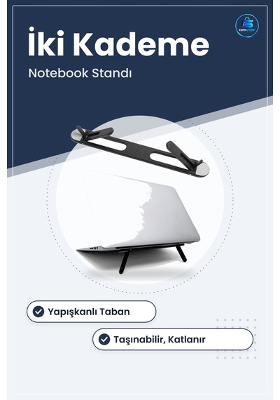 Katlanabilir Laptop Standı İki Kademeli Ergonomik Tablet Yükselti