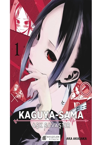 Kaguya-sama 1-2-3-4-5 Manga Seti 5 Kitap / Anime-manga Sticker Ve Kartpostal