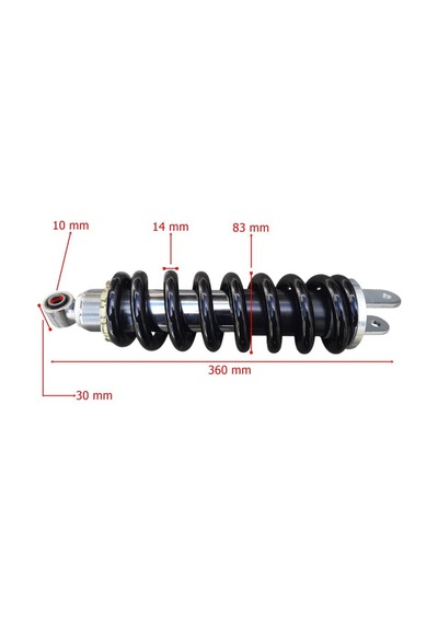 Honda Cross Nx350 Sahara Arka Amortisör 360 Mm Gazlı
