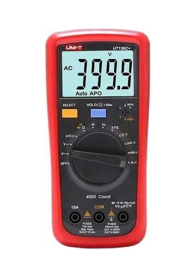 Ut136c+ Multimeter Digital Multimeter Tester Ac Dc Voltmeter Ammeter Ohm Capacitance Hfe Diode/