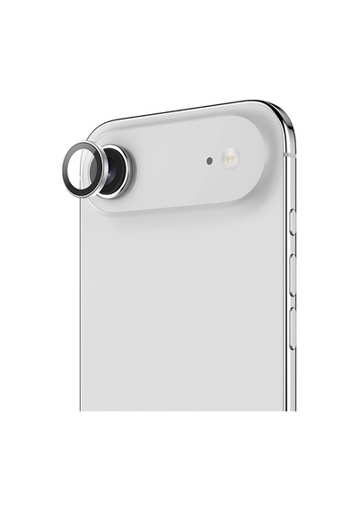 Linktech Apple Uyumlu iPhone 17 Air Crystal Seri Safir Kamera Lens Gümüş