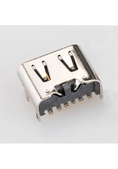 Type-c Usb Soket 6 Pin Smd Usb 3.1 Cep Telefonu Elektronik Cihaz Usb Port Konnektör Şarj Soketi Dişi
