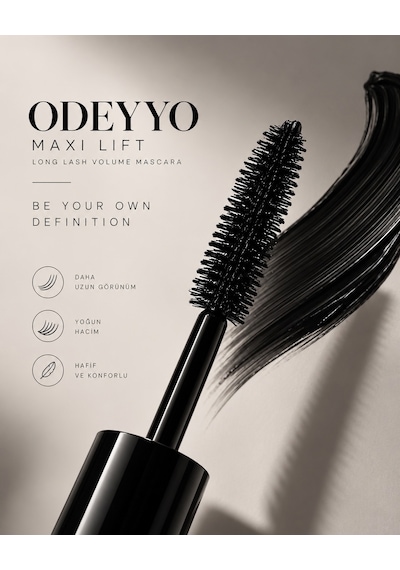Long Lash Volume Maskara Hacim Veren, Dolgun, Kıvrık & Uzun Kirpik, Kalıcı Siyah 000 Black