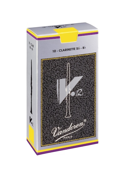 Vandoren Cr1935+ V12 Sib Bb Klarnet Kamışı No: 3.5+ Profesyonel - 10'lu Kutu Kalın Topuk Tasarımı Ve Zengin Harmonikler