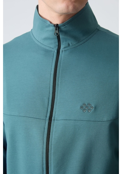 Tommy Life Orman Yeşili Pamuklu Kalın Yumuşak Dokulu Comfort Fit Basic Erkek Eşofman Takım - 85260 Yeşil