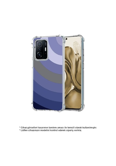 Huawei P20 Lite Uyumlu Köşe Korumalı Renk Cümbüşü D Tasarımlı Şeffaf Silikon Kılıf