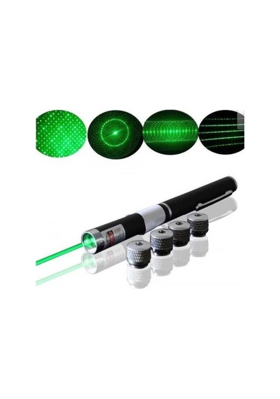 Yeşil Lazer Pointer 5000 Mw 15 Km Etkili Tek Başlık 5 Model Crchmgo