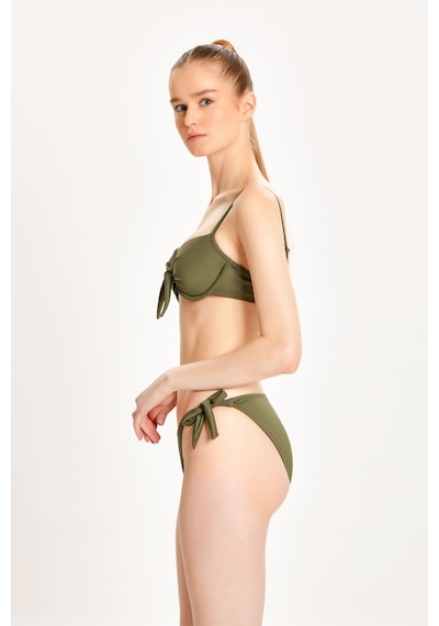 Too Salty Swimwear Kadın Yeşil Push Up'lı Fiyonklu Bikini Takımı 24s114st Yeşil