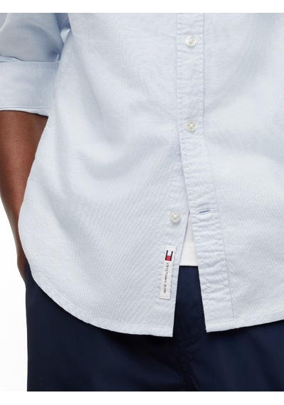Tommy Hilfiger Tjm Reg Oxford Shırt Ext Erkek Mavi Gömlek - Dm0dm21298