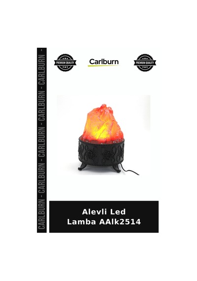 Özel Üretim Dekoratif Aydınlatma Modern Ev Aksesuarı Alevli Led Lamba Aalk2514 Çok Renkli