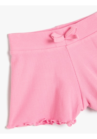 Koton Fırfırlı Şort Beli Lastikli Ribanalı Pamuklu Pembe 4skg40106ak Pembe Koton Fırfırlı Şort Beli Lastikli Ribanalı Pamuklu Pembe 4skg40106ak Pembe