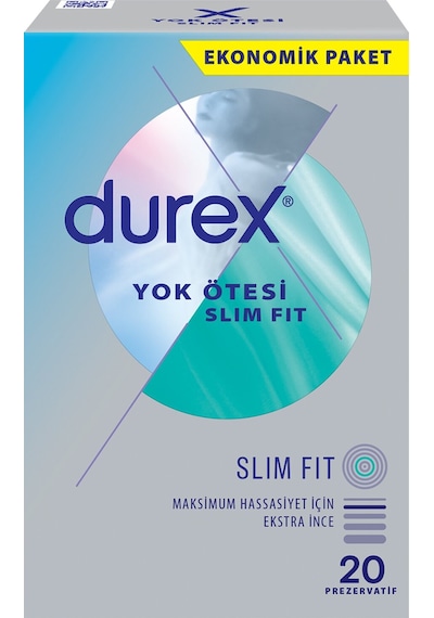 Durex Yok Ötesi Slim Fit 20'li 3 Adet
