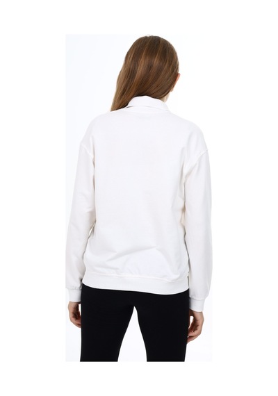 Toontoy Kız Çocuk Çelenk Tnty Baskılı Sweatshirt Ekru
