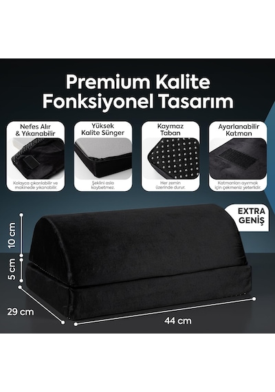 Ergonomik Ayak Yastığı Desteği Sünger Ayak Dinlendirme İçin Yastık, Ofis Ve Ev Kullanımı İçin Rahatlatıcı Ayak Uzatma Destek Pedi, Uzun Süre Oturanlar İçin Konforlu Ayak Destek Minderi