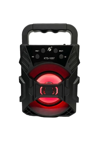 Bluetooth Hoparlör Led Işıklı Fm Radyo Kablosuz Hoparlör Usb Flash-hafıza Kart Giriş Ses Bombası 1057, Teknosepe