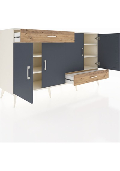 Hyperion Konsol 5 Raflı 2 Çekmeceli 4 Kapaklı 176x44x99 Aytaşı-an Aytaşı-antrasit/çam Hyperion Konsol 5 Raflı 2 Çekmeceli 4 Kapaklı 176x44x99 Aytaşı-an Aytaşı-antrasit/çam