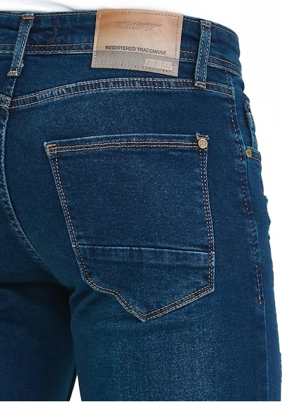 Digital Jeans Dar Kesim Erkek Yıpratmalı Kot Pantolon Yeşil Açık Gri