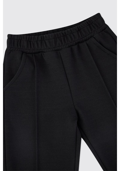 Panço Kız Bebek Fermuarlı Sweatshirt Ve Beli Lastikli 2'li Lacivert Eşofman Takımı 2621gb17002