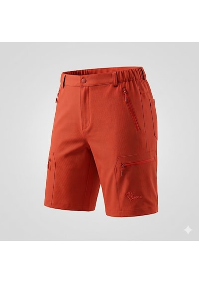 Ziege Natur Short - Su İtici Unisex Likralı Outdoor Şort Siyah