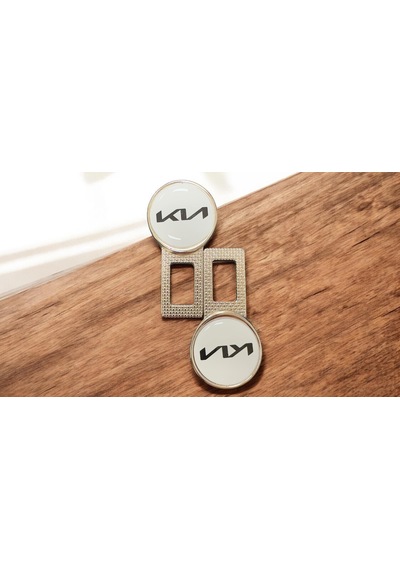 Kia Yeni Logolu Ikaz Ses Susturucu Metal Toka 2 Adet