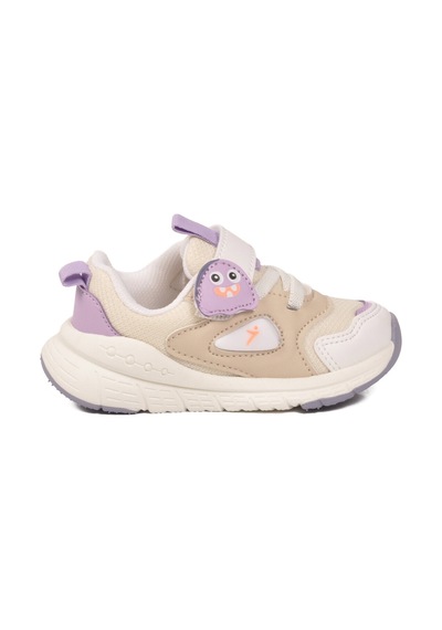 Cool Lila Cırtlı Desenli Anatomik Bebek Spor Ayakkabı Sneaker Dorian İa