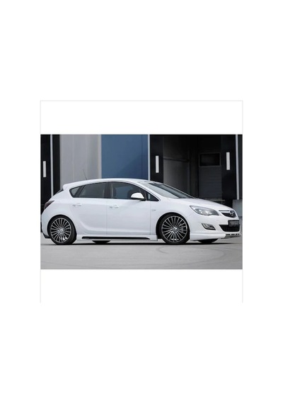 Opel Astra J Kanallı Yan Marşpiyel (Plastik)