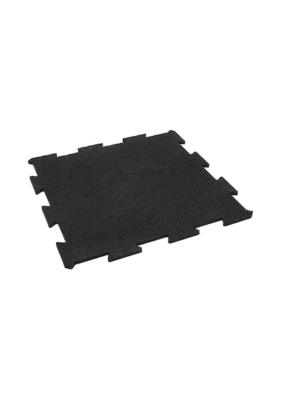 Has Rubber 100x100 2 Cm Siyah Blok Puzzle Kauçuk Yer Kaplama Spor Salonu Park Bahçe Zemin Kaplama