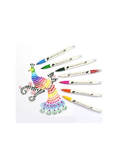 Pentel Arts Brush Sign Pen Twin 30'lu Fırça Uçlu Kalem Set / Sesw