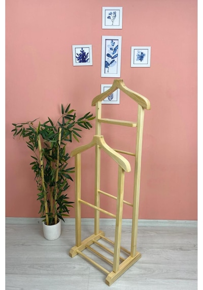 Dilsiz Uşak Çift Tepeli - Naturel Ahşap