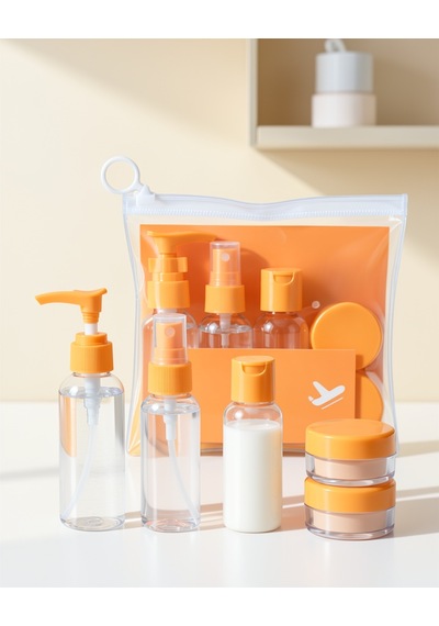 Şeffaf 5 Parça Seyahat Dolum Şişesi Seti 30 Ml