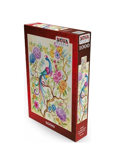 Nova Peri Bahçesinde Mutluluk Kuşu Puzzle - 1000 Parçalık
