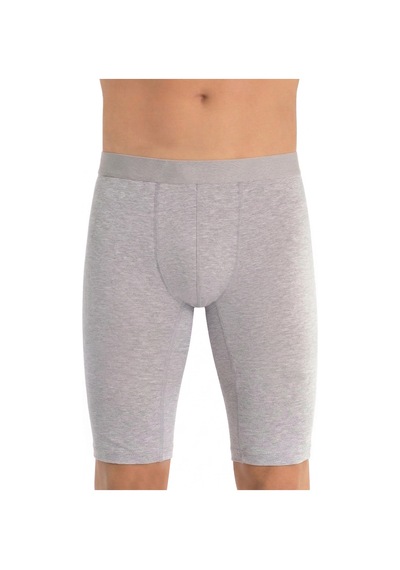 Öts Erkek Pamuklu Boxer Ekstra Uzun Paça Boyu Premium Günlük Kullanım 2665 Gri